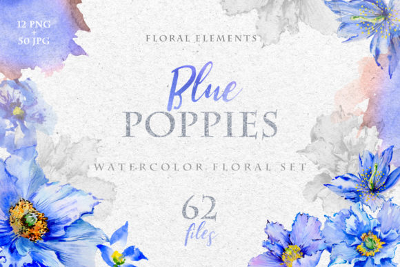 Blue Poppies Watercolor: A Designer's Review